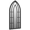 vidaXL Mirror Black Iron Medium Decorative Inlays Mirror Other