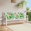 vidaXL Garden Bench Cushion Set of 2 Multicolor 100% polyester