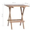 vidaXL Folding Bistro Table 23.6"x23.6"x25.6" Solid Teak Wood