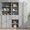 vidaXL Highboard Grey sonoma Engineered wood 72.8 in tall Highboard