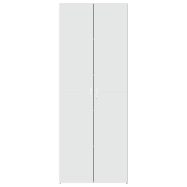 vidaXL Highboard White 27.6"x16.7"x72.8" Engineered Wood