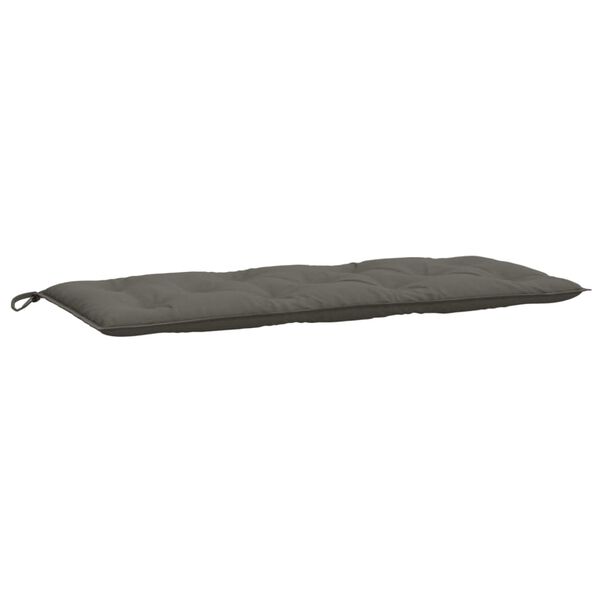vidaXL Garden Bench Cushion Melange dark grey 100% polyester