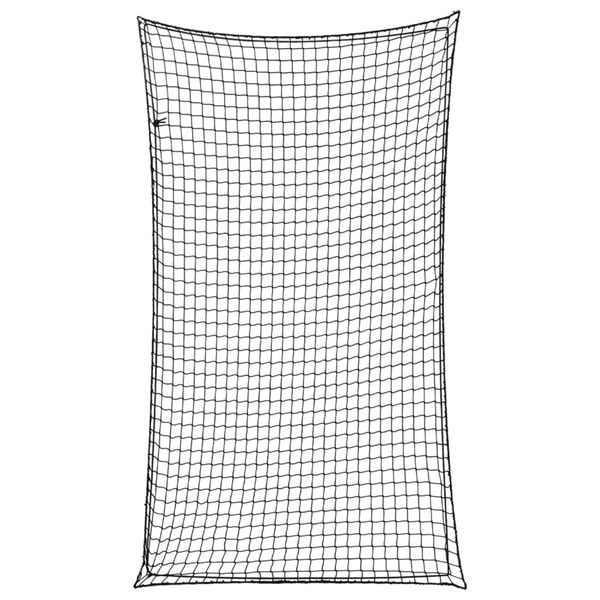 vidaXL Trailer Net with Elastic Rope Black 11.5x6.6' PP
