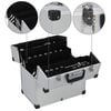 vidaXL Tool Case 15"x8.9"x13.4" Silver Aluminum