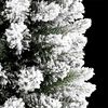 vidaXL Artificial Christmas Tree with 300 LEDs White 70.87 in