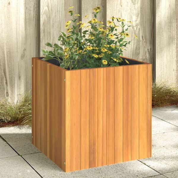 vidaXL Garden Planter Natural wood Solid Acacia wood