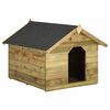 vidaXL Dog House Green Treated Pinewood Large Expandable Dog House