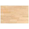 vidaXL Kitchen Worktop Oak Solid Oak Wood Medium Durable