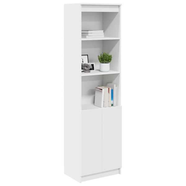 vidaXL Highboard White Engineered wood Tall Highboard Rectangular