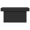 vidaXL Coffee Table Black Engineered Wood Medium Coffee Table
