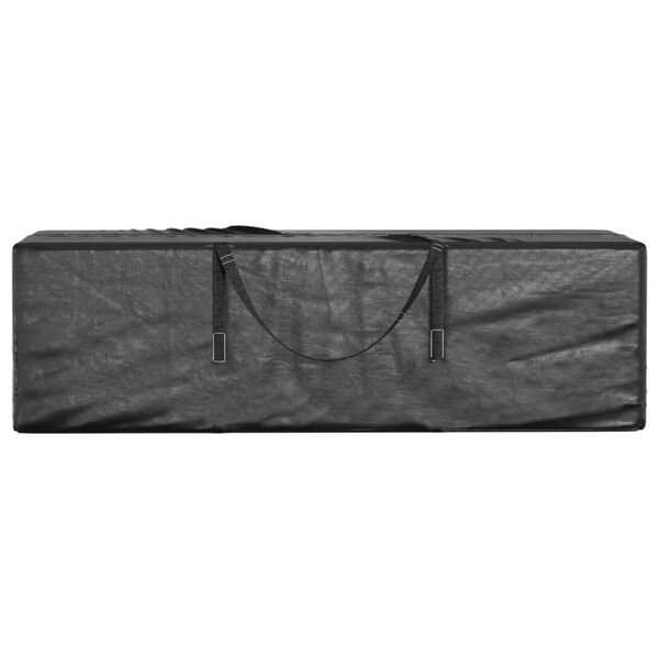 vidaXL Christmas Tree Storage Bag Black Polyethylene