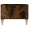 vidaXL Coffee Table Smoked Oak Engineered wood, solid eucalyptus wood