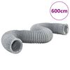 vidaXL Exhaust Duct PVC 19.7 ' &Oslash;4.9 "