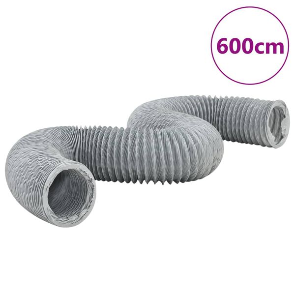 vidaXL Exhaust Duct PVC 19.7 ' &Oslash;4.9 "
