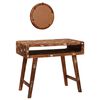 vidaXL Dressing Table Brown 90 x 76 x 45 cm Solid reclaimed wood