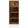 vidaXL Bottom Cabinet Old Wood Engineered Wood Medium Adjustable Feet