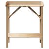 vidaXL Plant Stands with Shelf Brown 75 x 40 x 90 cm Solid pine wood