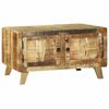 vidaXL Coffee Table Brown 80 x 54 x 45 cm Solid rough mango wood