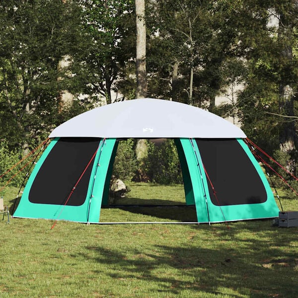 vidaXL Pool Tent with Removable Fly & Mesh Walls Sea Green 271.7x271.7"