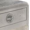 vidaXL Aviator Sideboard Silver Metal Medium Aviator Sideboard