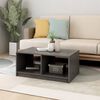 vidaXL Coffee Table Grey Solid Pinewood Medium Coffee Table