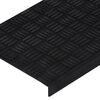 vidaXL Stair Tread Black Rubber 9.8 x 29.5 in Stair Tread Rectangular