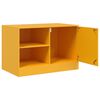 vidaXL TV Cabinet Mustard Yellow Cold-rolled steel Medium TV Cabinet