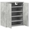 vidaXL Shoe Cabinet Concrete Grey Engineered Wood Medium Shoe Cabinet