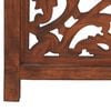 vidaXL Hand carved 3-Panel Room Divider Brown 47.2"x65" Solid Mango Wood