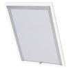 vidaXL Blackout Roller Blind White Polyester, Aluminum