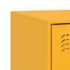 vidaXL TV Cabinet Mustard Yellow Cold-Rolled Steel Medium TV Cabinet