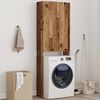 vidaXL Washing Machine Cabinet Old Wood 25.2x10.0x74.8"