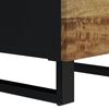 vidaXL Highboard Honey brown and black Solid mango wood and iron Highboard
