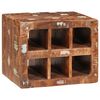 vidaXL Wine Rack Brown 44 x 30 x 35 cm Solid reclaimed wood