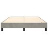 vidaXL Bed Frame Light Gray