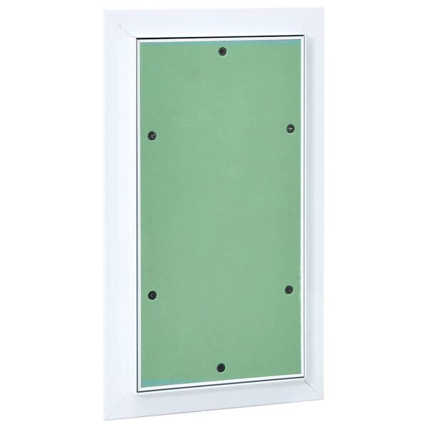 vidaXL Access Panel White 20 x 35 cm Aluminium and Plasterboard