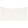vidaXL Desk Top White 43.3x23.6x1.0" Solid Wood Pine