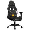vidaXL Gaming Chair Black and Camouflage