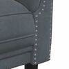 vidaXL Sofa Dark grey Velvet (100% polyester), plywood, solid wood