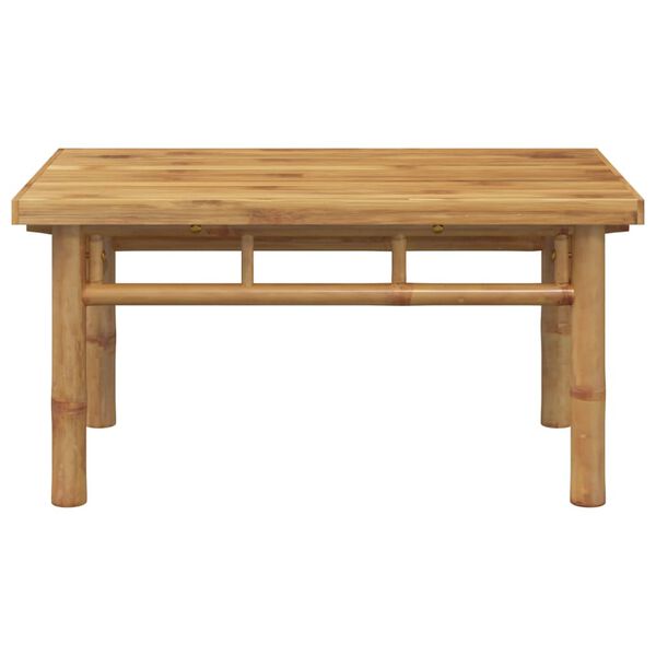vidaXL Coffee Table Natural Bamboo Bamboo Small Coffee Table