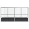 vidaXL Aviary with Extension Silver 164.8"x42.1"x83.5" Steel