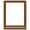  vidaXL Firewood Rack Honey Brown 31.5x9.8x39.4" Solid Wood Pine