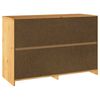 vidaXL Chest of Drawers Drammen Oak 111 x 43 x 73.5 cm Solid Pine wood