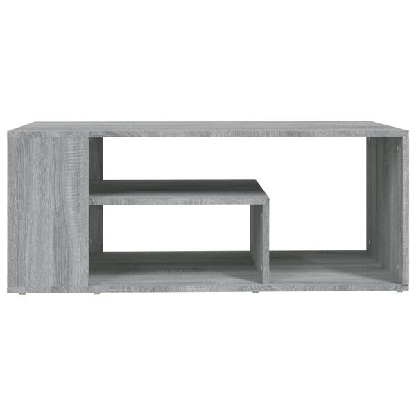 vidaXL Coffee Table Grey Sonoma Engineered Wood Medium Coffee Table
