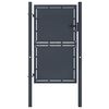 vidaXL Garden Gate Steel 39.4x49.2" Anthracite