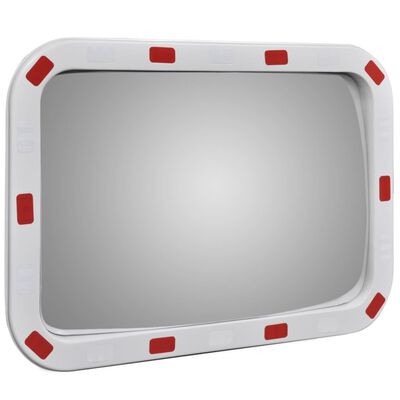 Convex Traffic Mirror Rectangle 16" x 24" with Reflectors