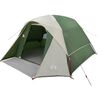 vidaXL Camping Tent Cabin 4-Person Green Waterproof