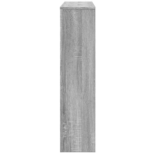 vidaXL Radiator Cover Grey Sonoma 58.7x7.9x32.3" Engineered Wood