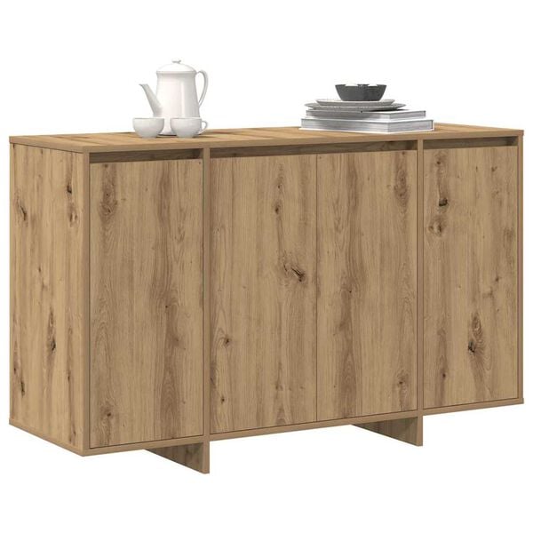 vidaXL Sideboard artisan oak 120 x 41 x 75 cm Engineered wood