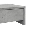 vidaXL Monitor Stand with Drawers Concrete Grey 39.4x10.6x5.9" Engineered Wood